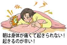 朝起きるのが辛い 朝起きるのが辛い